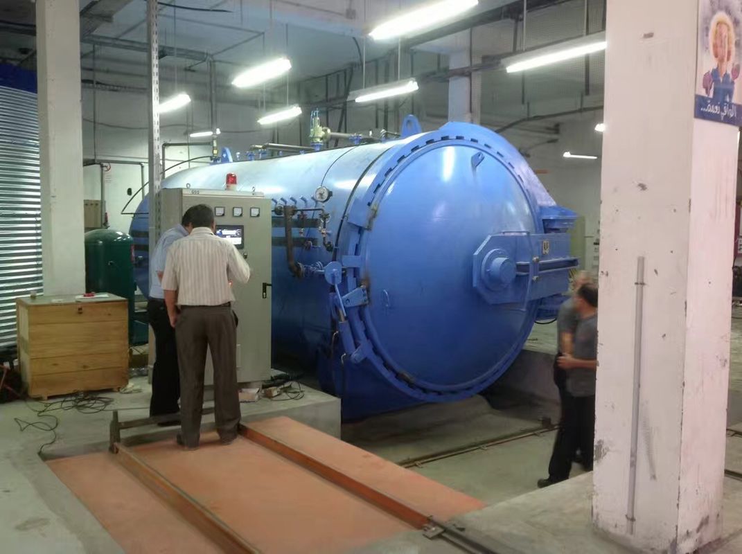 Karet Vulkanisir Autoclave Rubber Autoclave Composite Autoclave Dengan Safety Interlock Dan Siemens PLC Control