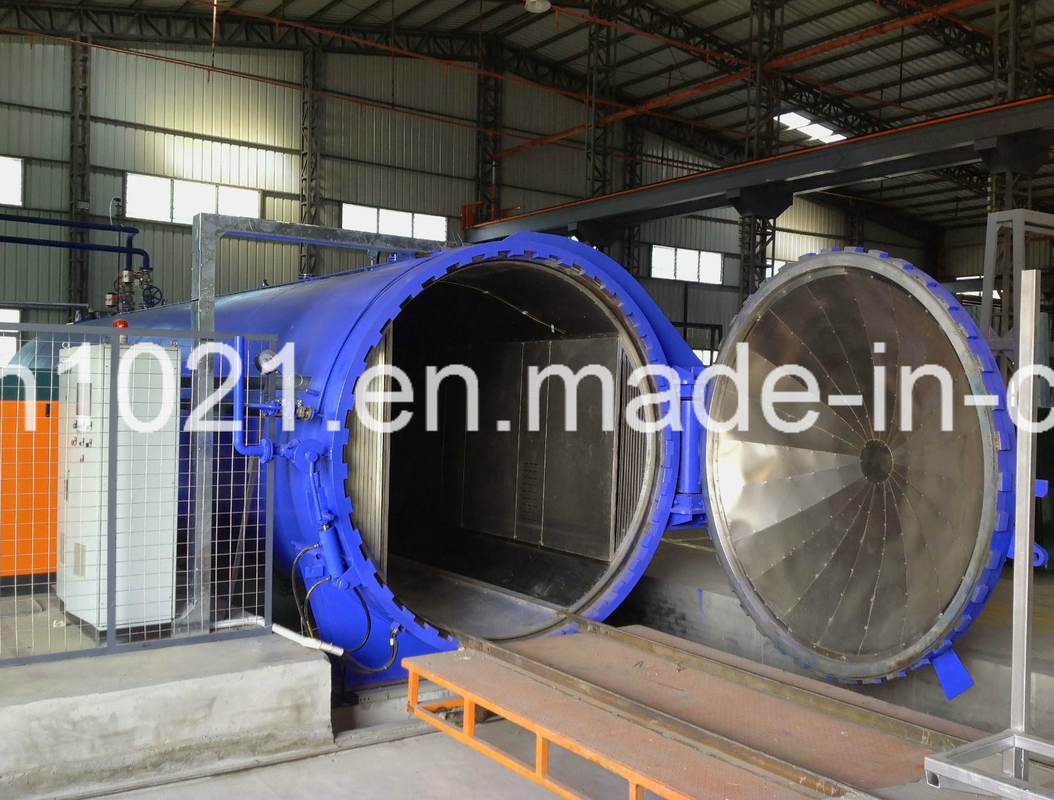 Advanced AAC Autoclave 2-3 Siklus Siklus Kerja 204 derajat Celcius Suhu Desain