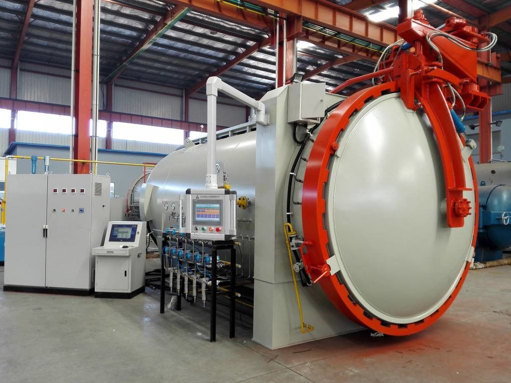 Tangki Horizontal Autoclave Tekanan Tinggi Dengan Segel Tiup / Kipas Sirkulasi Dan Pengontrol Suhu Yang Akurat