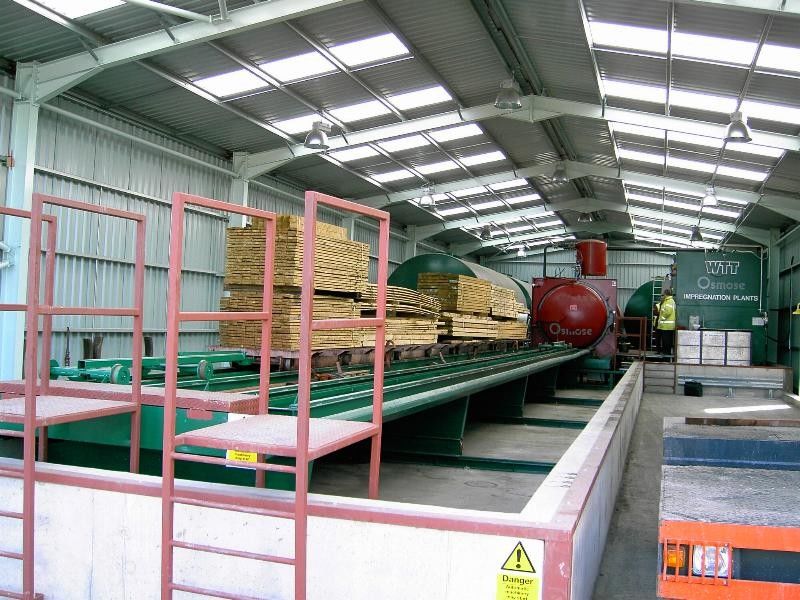 Suhu dan tekanan tinggi Tekanan Autoclave Kayu Untuk Industri Otomotif Oleh PLC Controller